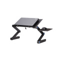 Stand de table de table d&#39;ordinateur portable pour ordinateur portable portable de bureau pliable populaire personnalisé avec ventilateur USB et coussin de souris